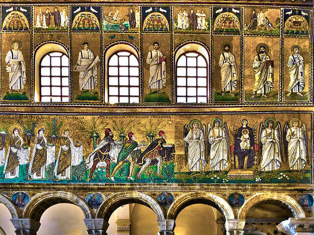 Basílica San Apolinar Nuevo, Rávena (A. Paleocristiano)