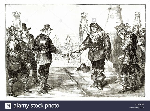 Charles surrenders to Scotland