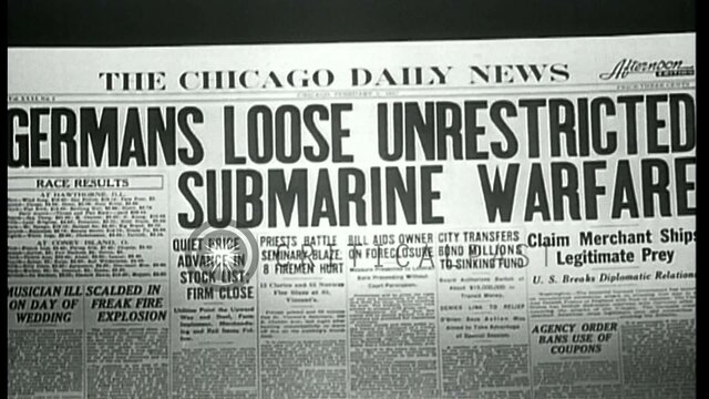 Germany Announces Unrestricted Submarine Warfare