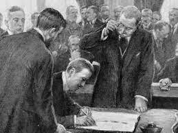 The Signing of The Treaty of Versailles