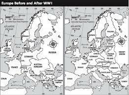 Remapping  after WW1