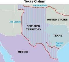 Polk sends troops to disputed territory