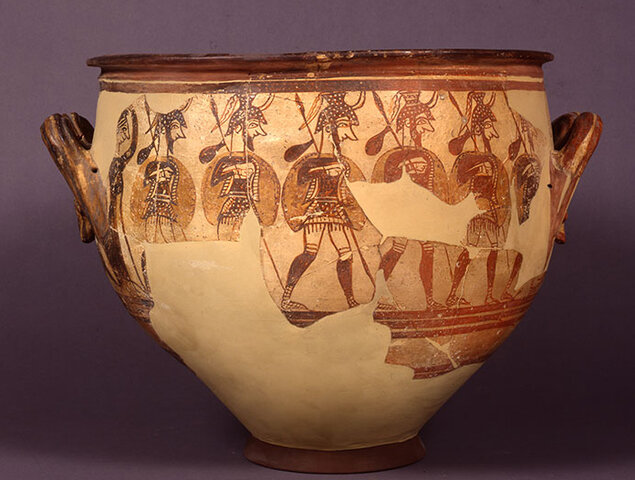 Vaso de los guerreros