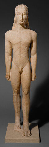 Kouros de Nueva York - Escultura griega arcaica