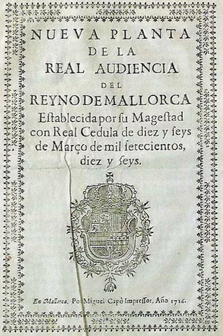 DECRETOS DE NUEVA PLANTA        FELIPE V