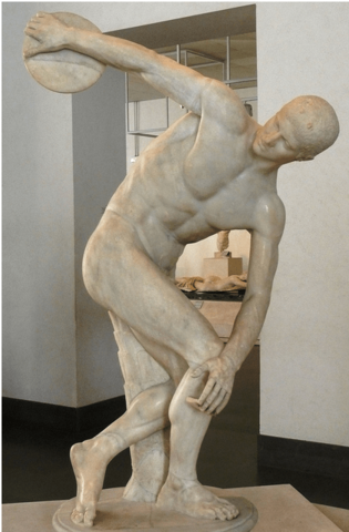 Discóbolo de Mirón - Escultura clásica