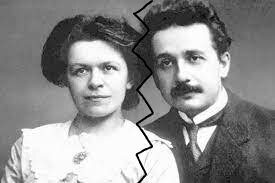 Albert Einstein Divorced with Mileva Maric