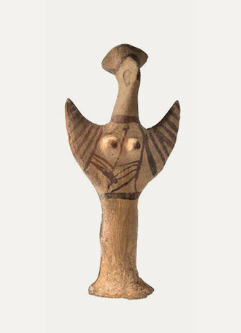 Estatuilla femenina tipo Psi