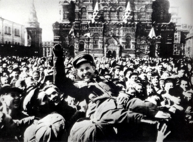 парад Победы в Москве на Красной площади