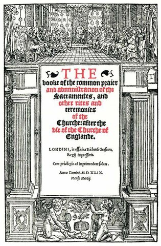 Publication of the Book of Common Prayer