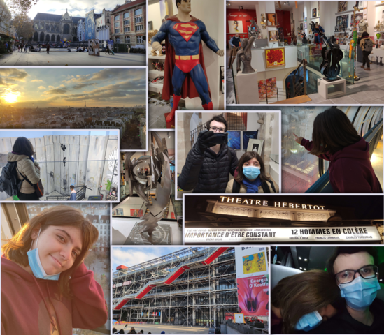 Sortie à Paris avec le lycée