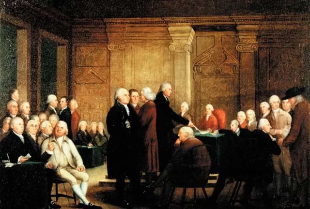 Declaration of Independence signed