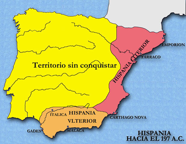 Hispania Citerior y Ulterior (durante la conquista)