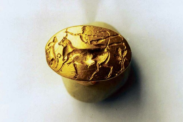 ANILLO DE TESEO - Orfebrería Arte Micénico