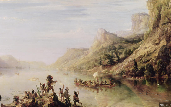 Jacques Cartier on the St. Lawrence River