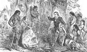 An epidemic of smallpox, brought by Europeans, kills many Native                       Americans on the New England coast.