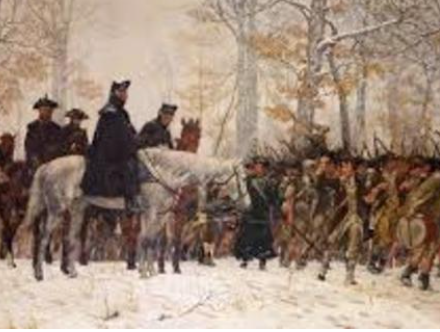 Washington arrives on outskirts of Boston with Continental troops