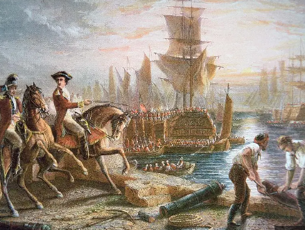 British Surrender Boston