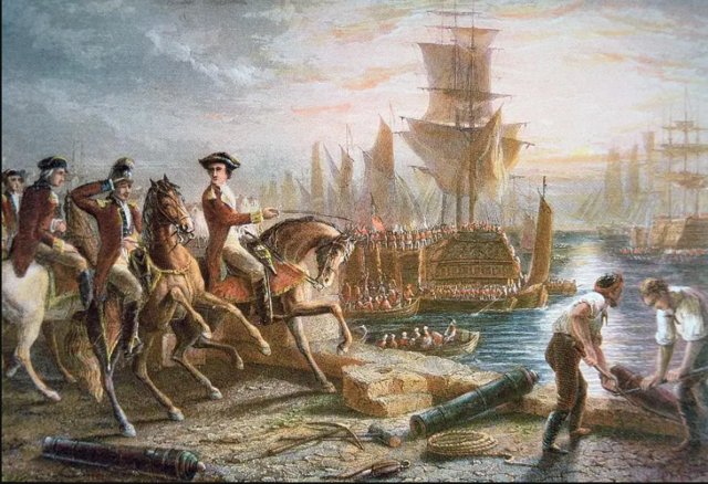 British Surrender Boston