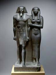 King Menkaura and queen