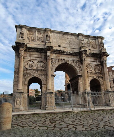 Arco de Constantino en Roma - Arquitectura Bajo Imperio