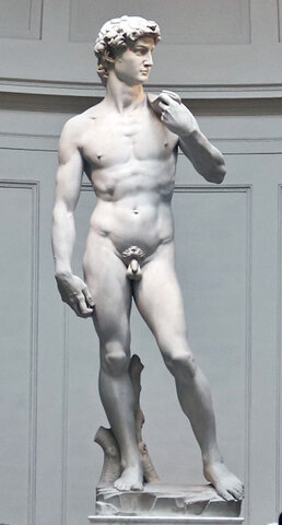 michelangelo finish david