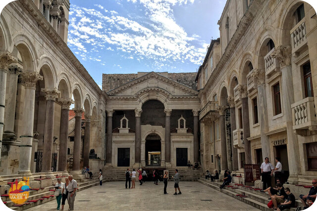 ROMA. Palacio de Diocleciano en Spalato (Split)