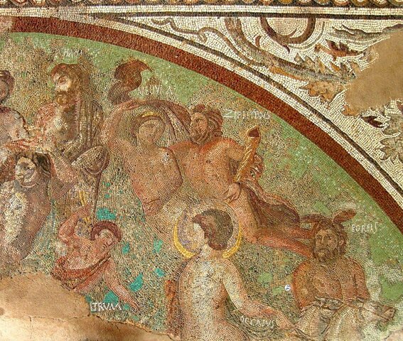 Mosaico cosmológico del Mitreo en Mérida