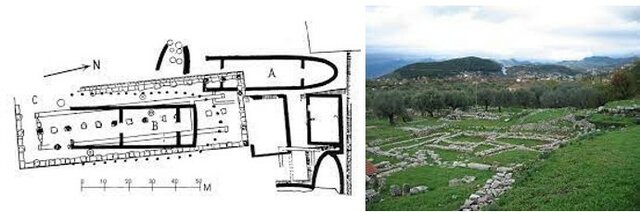 Templo de Apolo en Thermon (Arquitectura Edad Oscura)