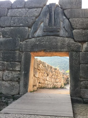 Puerta de los leones - Micenas, Grecia.
