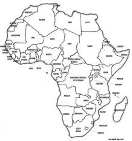 1914 Most of Africa is under European control