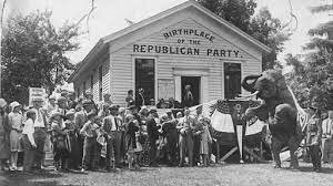 The forming of the Republican party.