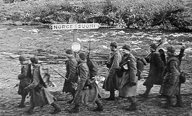 Войска Карельского фронта вышли на гос. границу с Норвегией