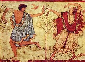 ETRURIA. Frescos de Tarquinia