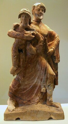GRECIA. Zeus raptando a Ganímedes