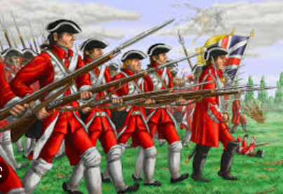 1000,s of Redcoats in Boston