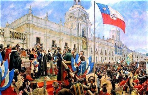 Independencia de Chile. 1818