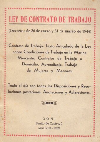 Ley de Contrato de Trabajo