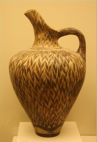 JARRA DE ESTILO FLORAL.PERIODO NEOPALACIAL.FAISTOS