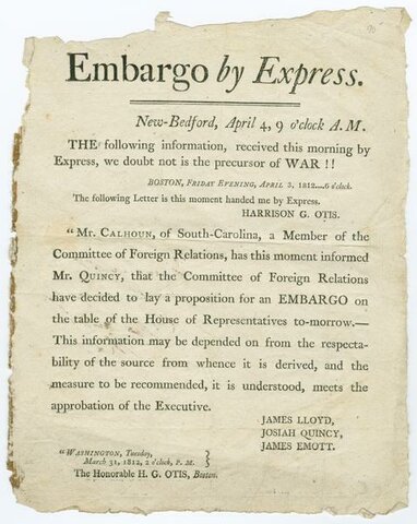 Embargo Act of 1807