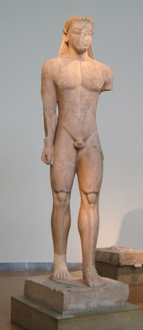 Kouros de Sunion. Museo Arqueológico Nacional de Atenas.