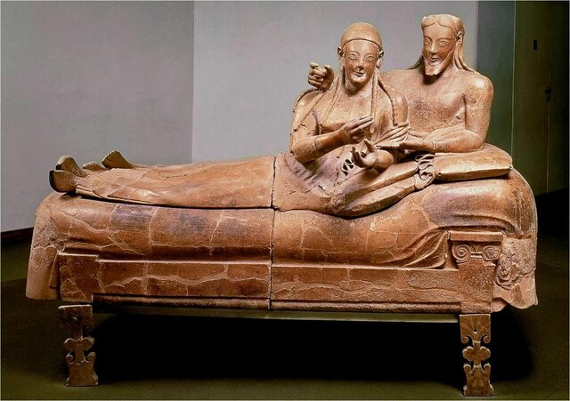 Sarcófago de Cervereti. Museo del Louvre, París.