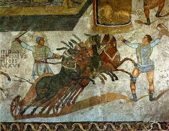 Cuadriga Vencedora. Museo Arqueológico de Barcelona.