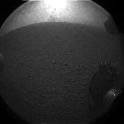 Curiosity's first image after landing