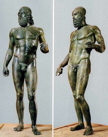 Guerreros de Riace. Estilo Severo.Arte Griego.