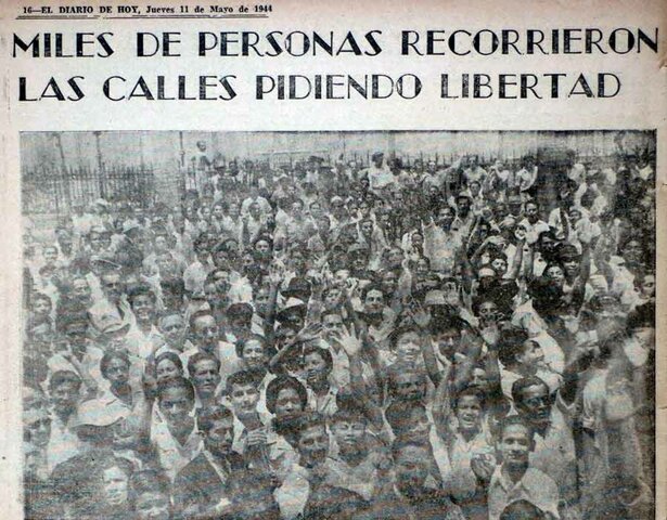 Huelga de brazos caídos.