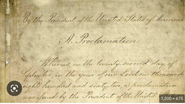 Emancipation Proclamation