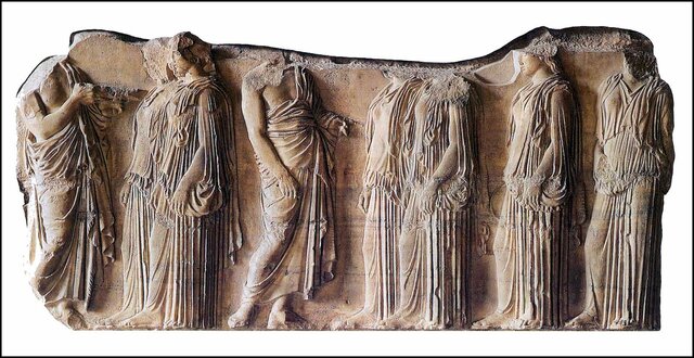 Friso de las Panateneas. Época Clásica. Arte Griego.
