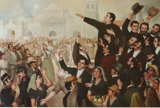 Independencia de El Salvador.