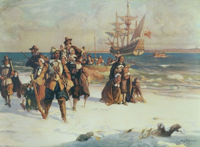 The puritans arrive